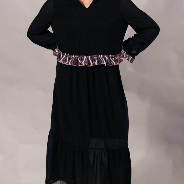 Aronui Frill Panekoti - Black