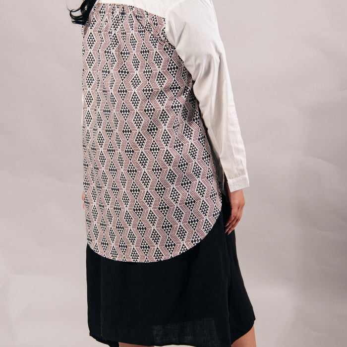Waharua Kōpito Cotton Button Shirt - White