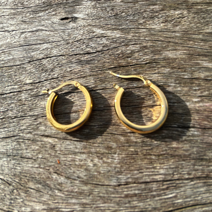 18ct Gold Plated Tarawhiti Earrings