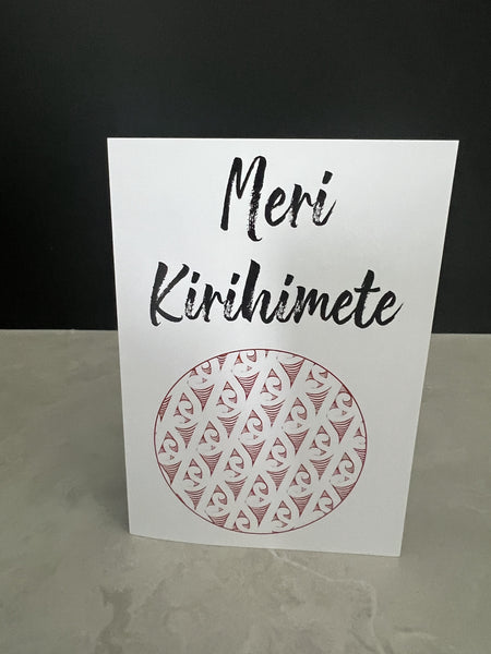 Meri Kirihimete - Folded Card