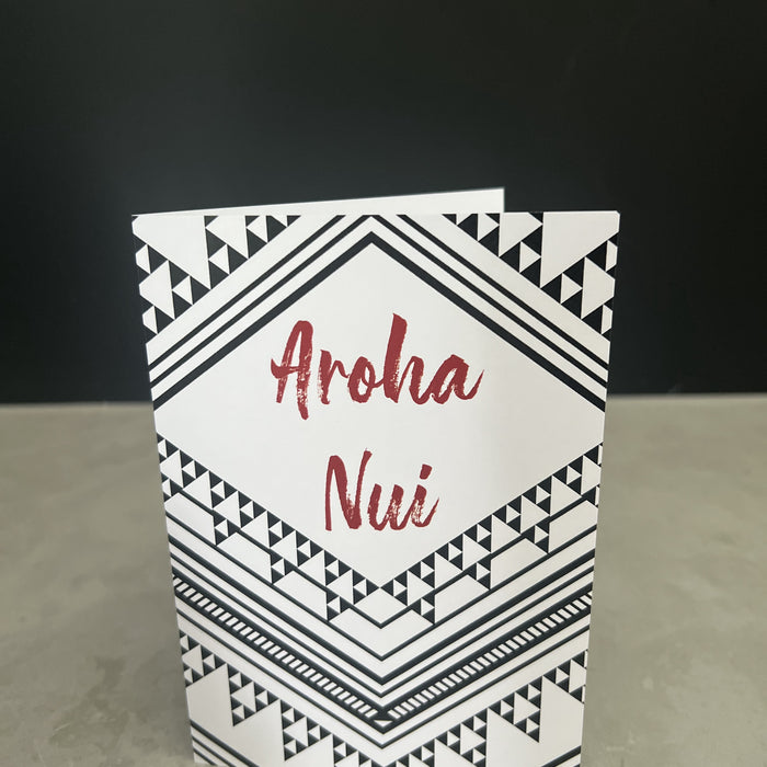 Aroha nui - Folded Card