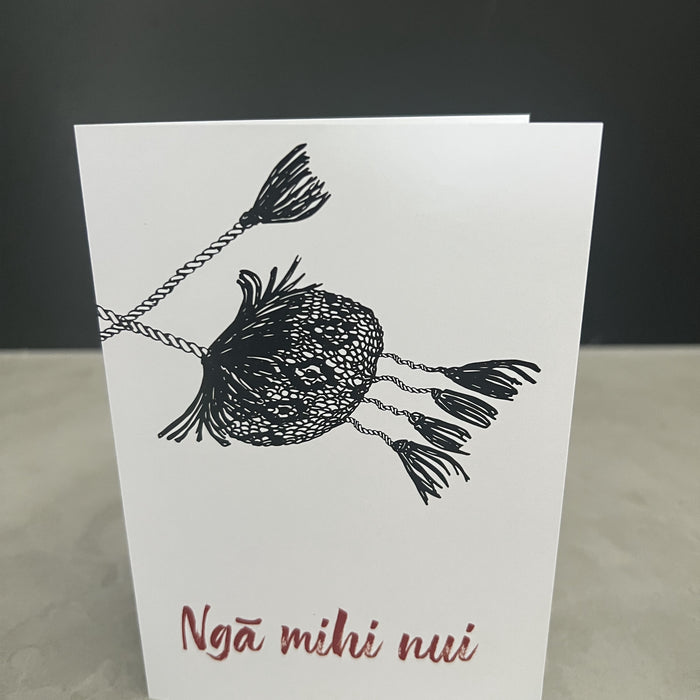 Ngā mihi nui - Folded Card