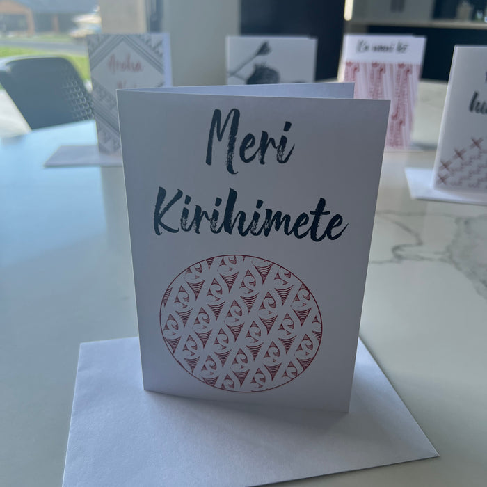 Meri Kirihimete - Folded Card