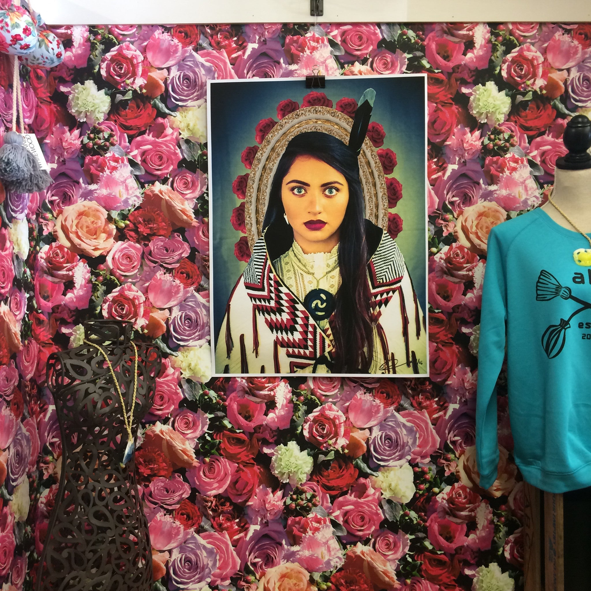 Maori Madonna Poster by Adrienne Whitewood – Ahu Boutique